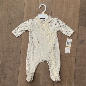 Guess baby Cream and Gold Baby One Piece NWT